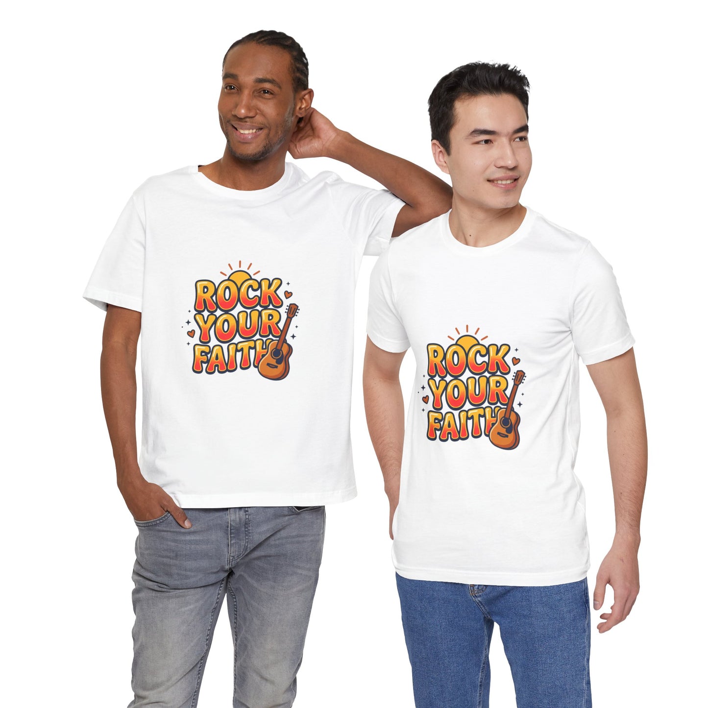 Rock Your Faith T-Shirt | Christian encouragement, retro groovy pastel
