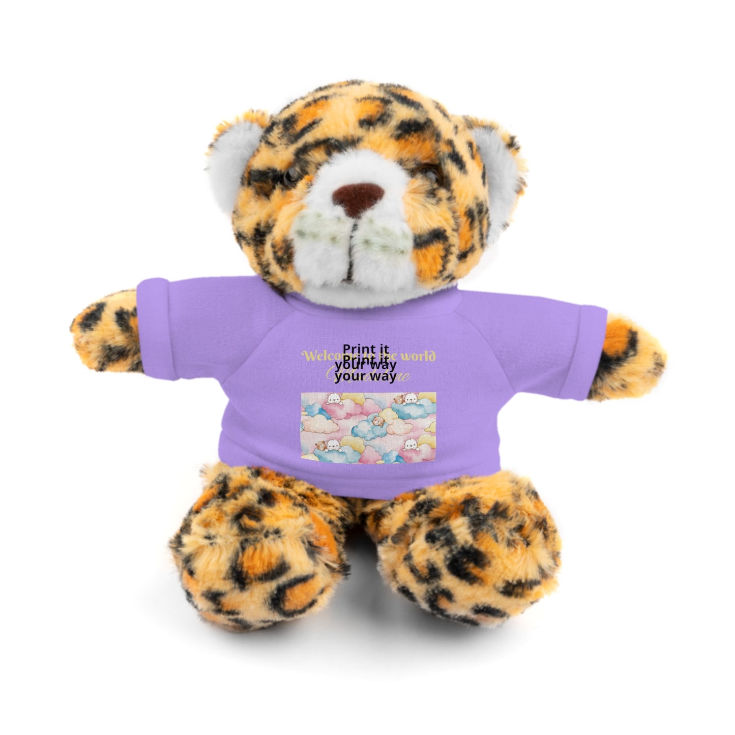 Welcome to the World Newborn Baby Teddy with 'Welcome to the world' Tee