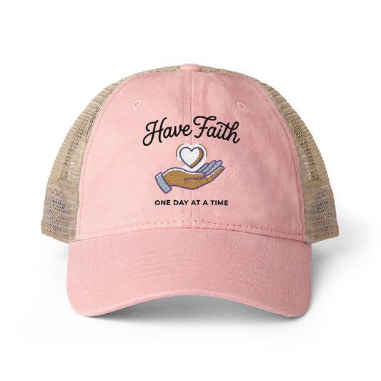 Women's Washed Mesh-Back Cap