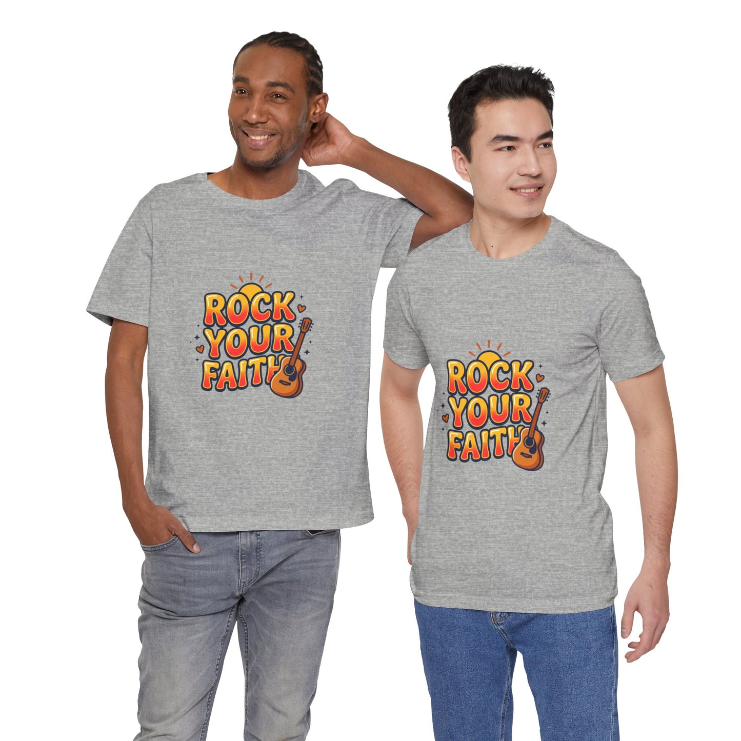 Rock Your Faith T-Shirt | Christian encouragement, retro groovy pastel