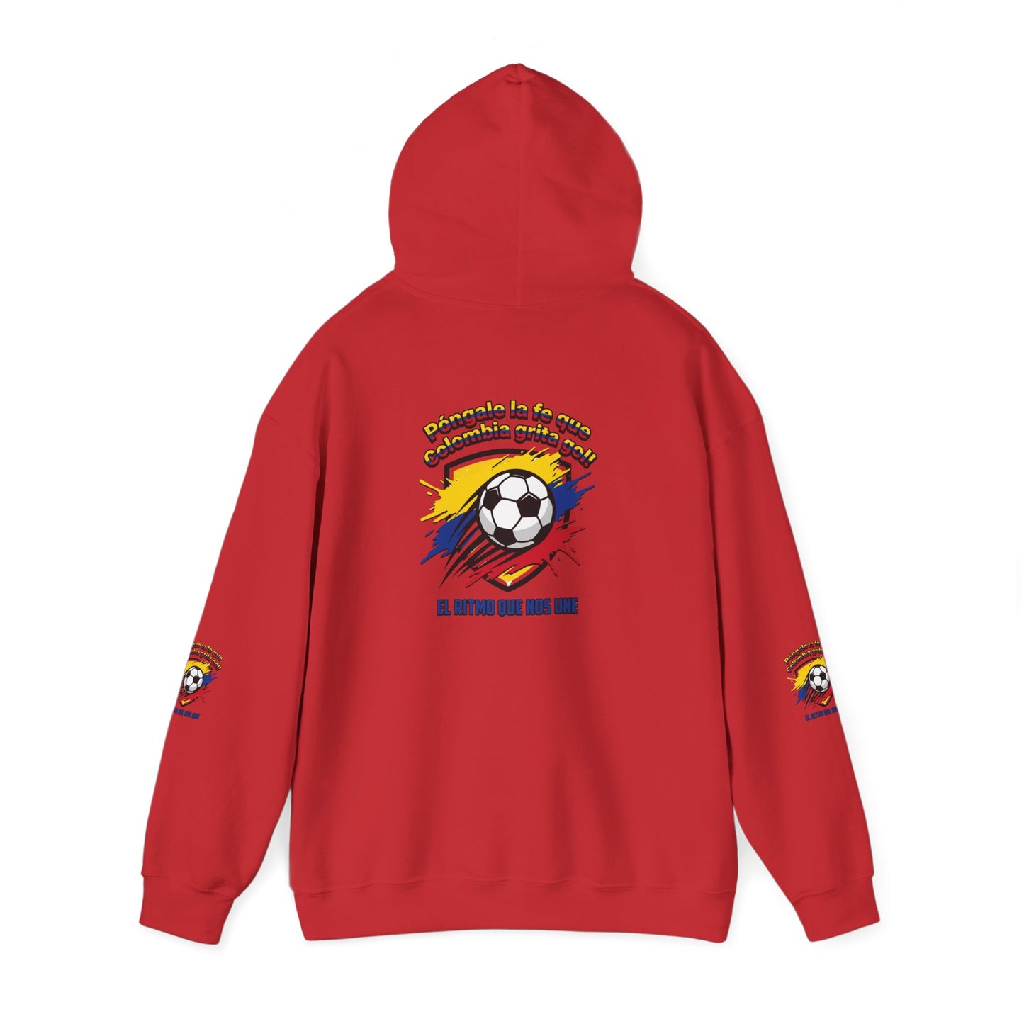 Colombia Pride Soccer Crest Hoodie | retro soccer, national colors