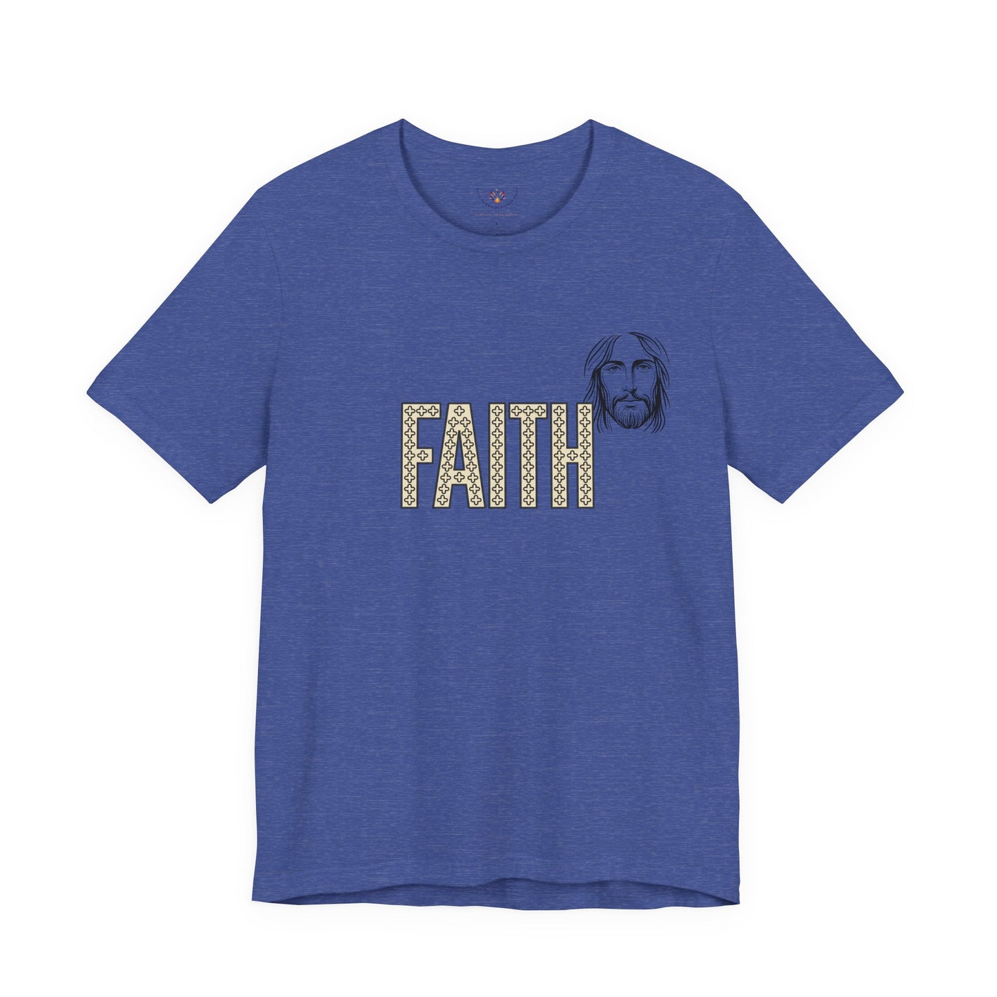 Faith Graphic Tee — Jesus Face Christian T-Shirt