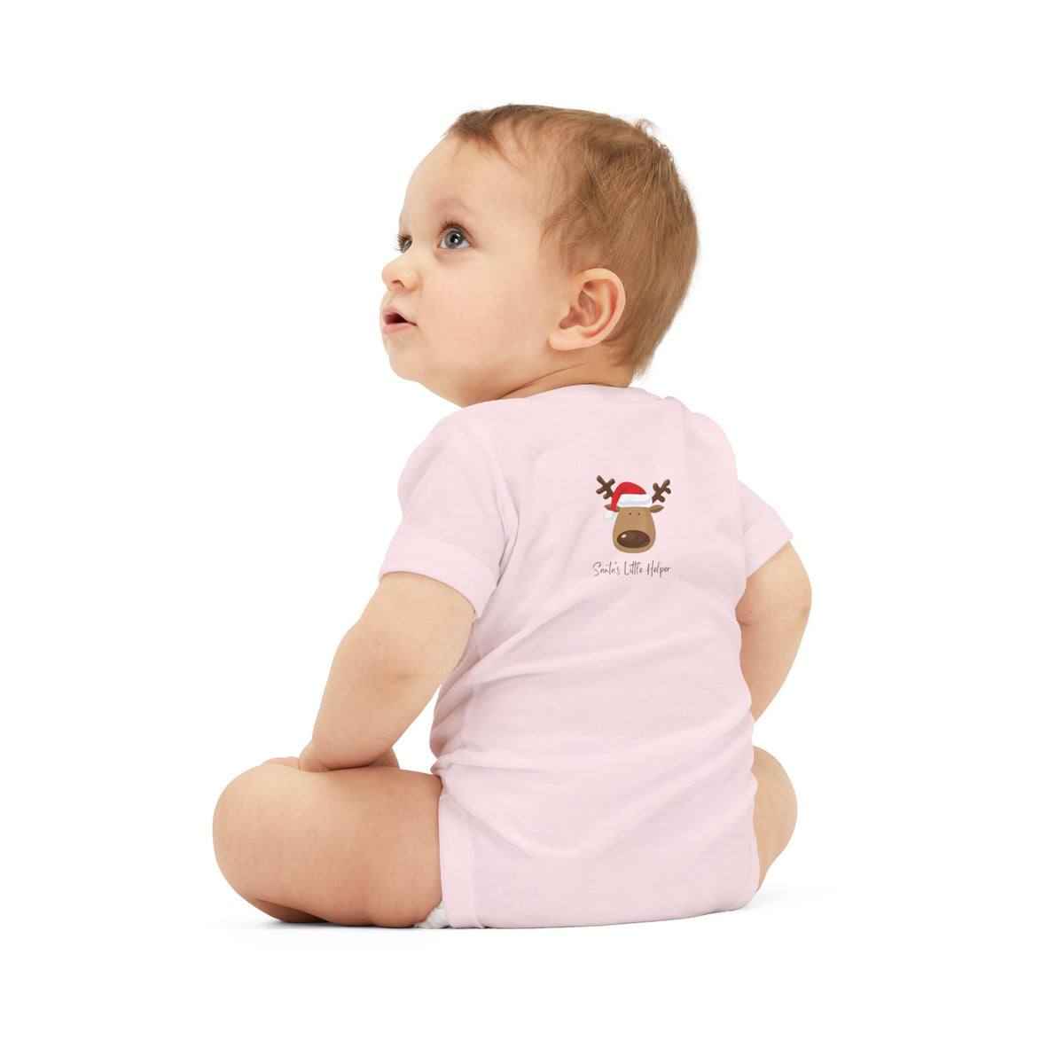 Reindeer Baby Onesie - Cute 'Tis the Season Infant Bodysuit, Christmas Holiday Outfit