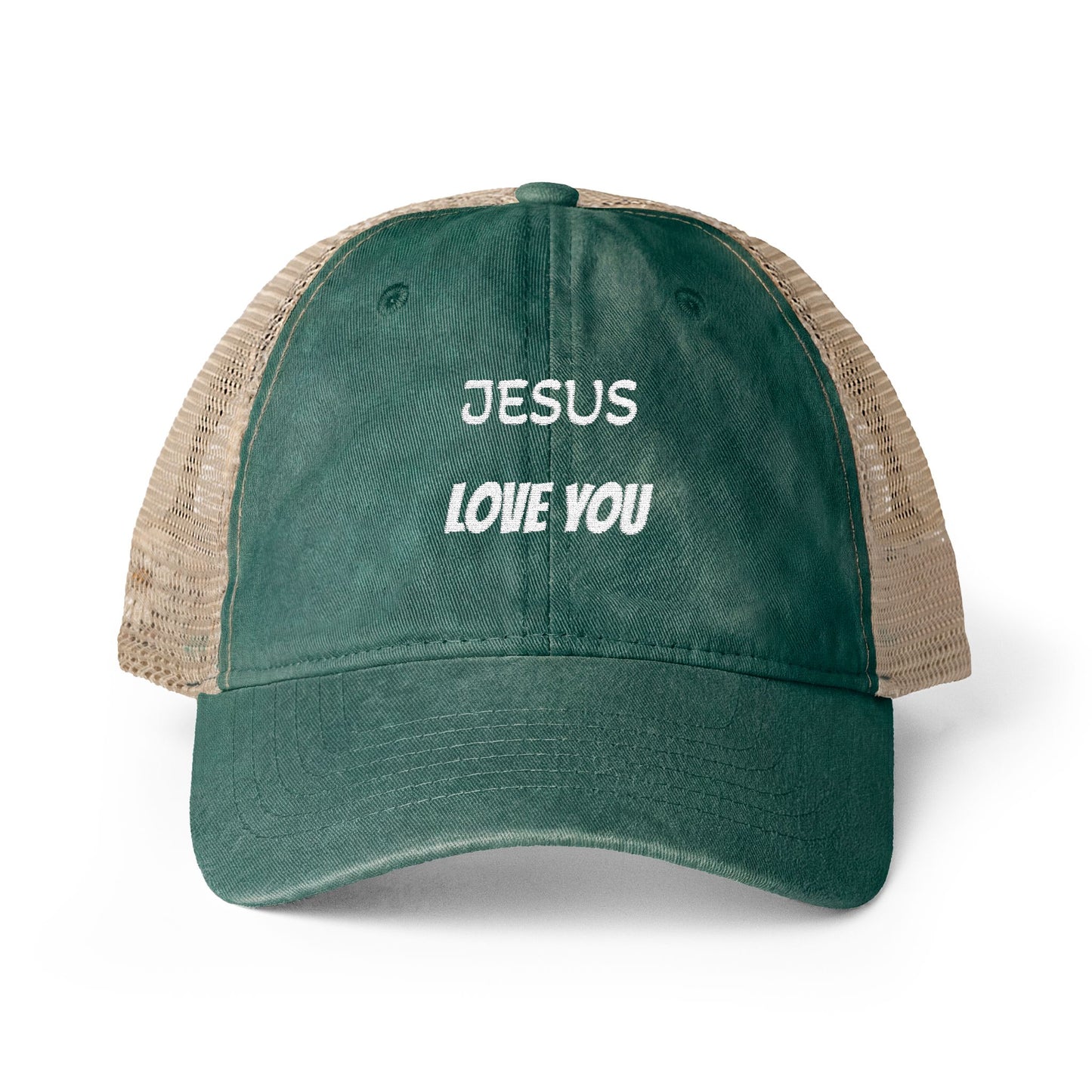Christian Washed Mesh-Back Cap