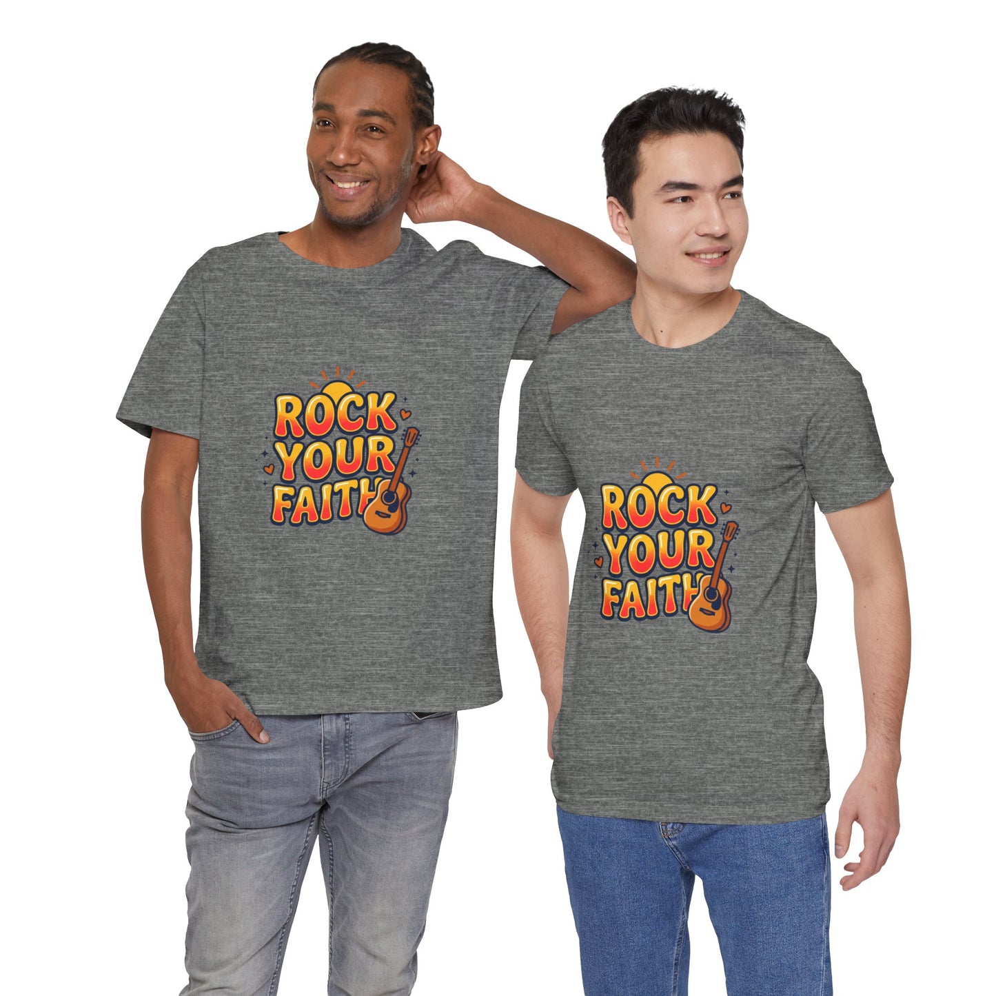 Rock Your Faith T-Shirt | Christian encouragement, retro groovy pastel