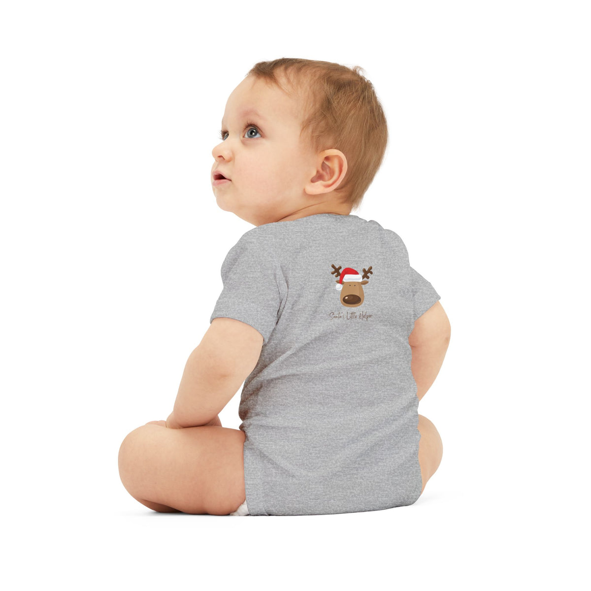 Reindeer Baby Onesie - Cute 'Tis the Season Infant Bodysuit, Christmas Holiday Outfit