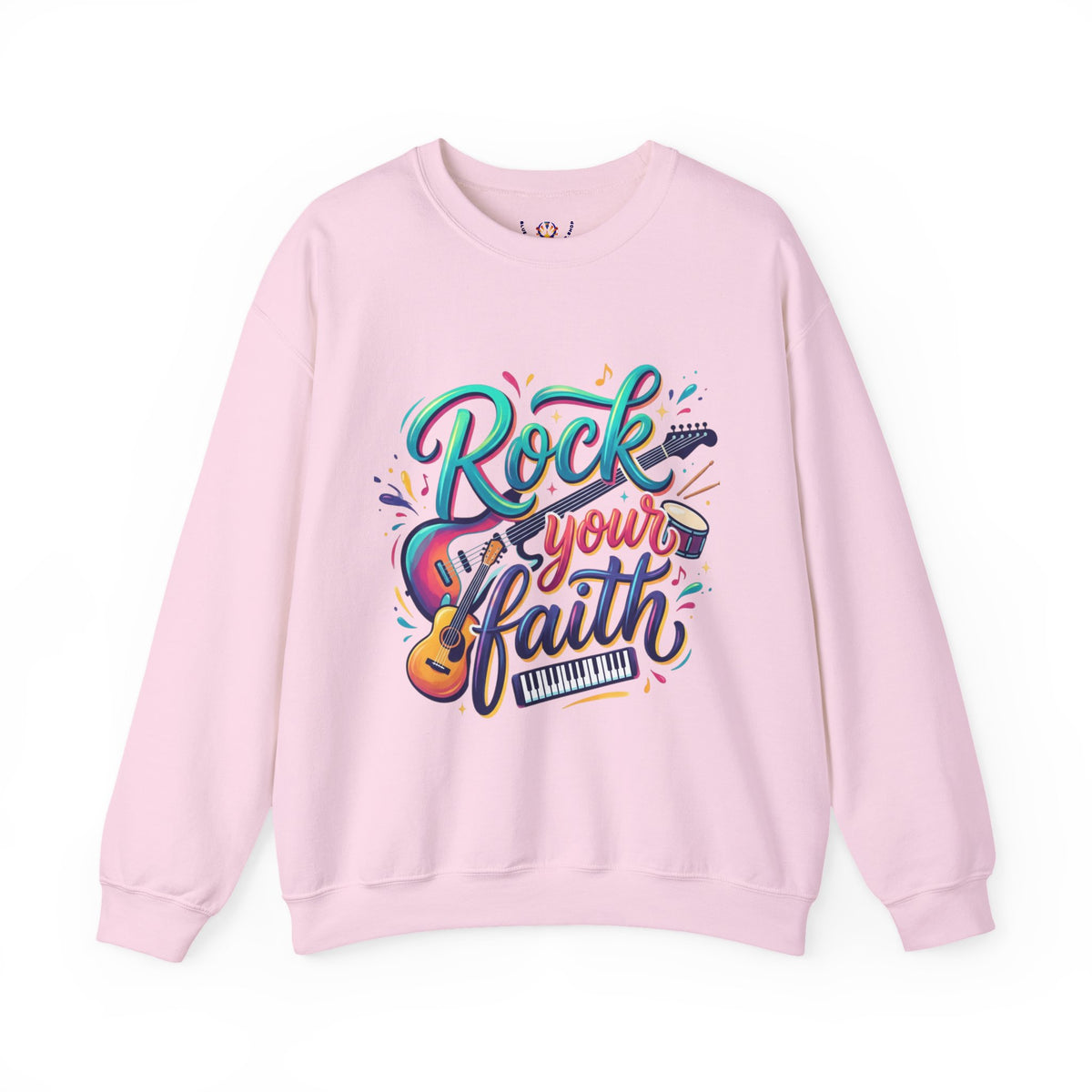 Rock Your Faith Sweatshirt — Christian Music Graphic Crewneck