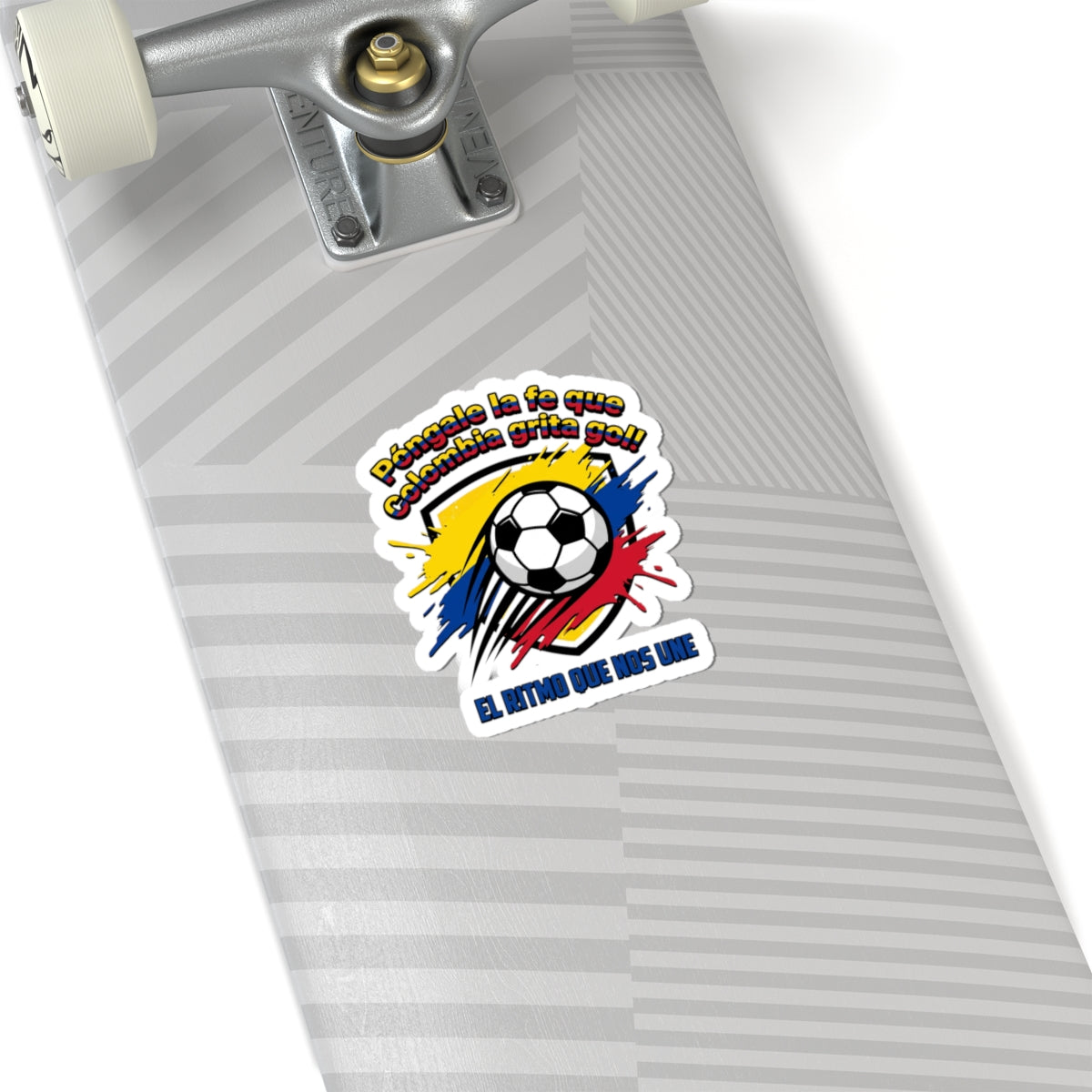 Colombia Soccer Sticker | Flag-Inspired, Retro Championship Season, Country Pride